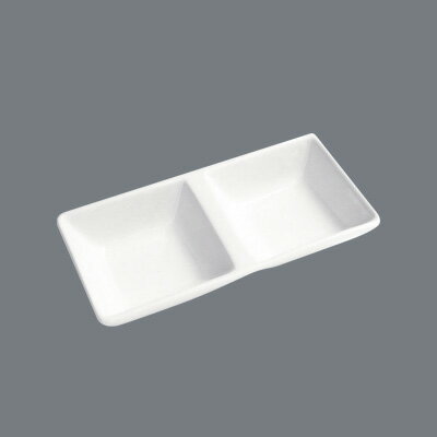 ドルチェ ディバイドプレート 2ホール 145×71×H28mm( キッチンブランチ )