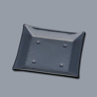 タイガーグラス スクエアプレート 185 163-194-02 185×185×H20mm 【グレー】