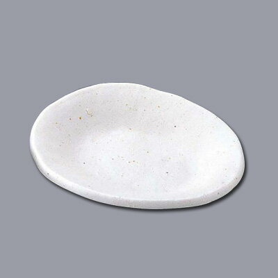 粉引釉マルチプレート（小） T03-122 155×130×H25mm( キッチンブランチ )