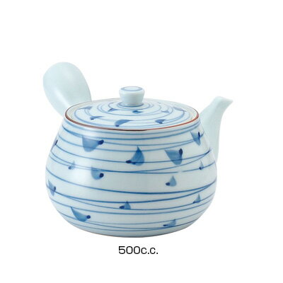 木の葉渦 急須 D05-27 500c.c.( キッチンブランチ )