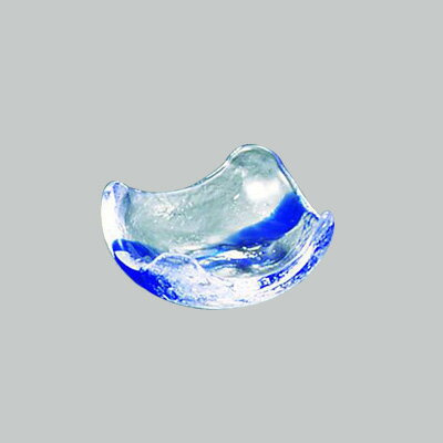 硝子和食器 一筆13 角のぞき 90×90×H38mm( キッチンブランチ )