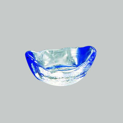 硝子和食器 一筆19 小判のぞき 90×70×H33mm( キッチンブランチ )