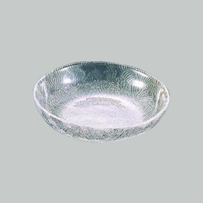 硝子和食器 雪波 中華皿 直径210×H40mm( キッチンブランチ )