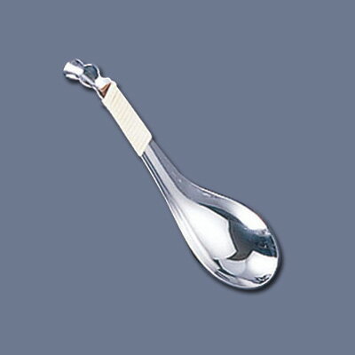 18-8 籐ヅル巻レンゲスプーン 穴無 40×160mm( キッチンブランチ )