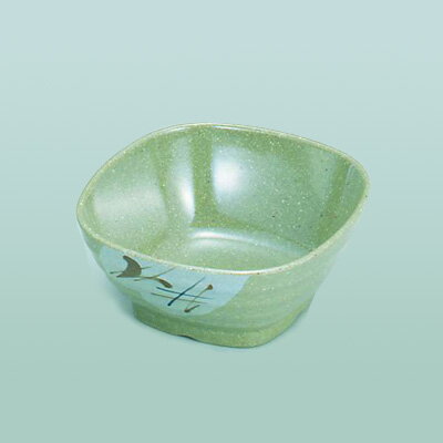 メラミン「雪ん子」 角小鉢 YK-50 280c.c.( キッチンブランチ )