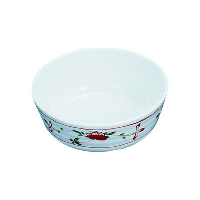 メラミン「赤絵」 浅型小鉢 AK-11B 280c.c.( キッチンブランチ )