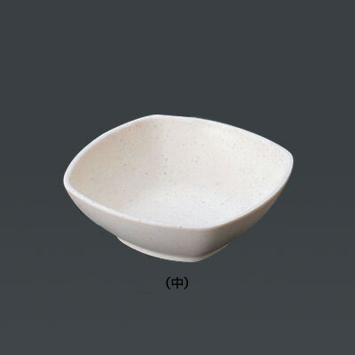 マイン「メラミンウェア」 角深皿 中 M11-110 150×150×H50mm 【白】