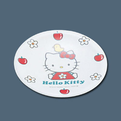 メラミンお子様食器「ニューキティ」 寿司皿（ギンガム） 直径152×H20mm