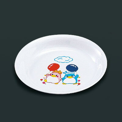 メラミンお子様食器 「ベン＆ベティー」 BB-27 おやつ皿 直径180×H25mm