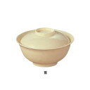 PP食器 丼 No.1715BK 蓋 直径134×H34mm 【クリーム】
