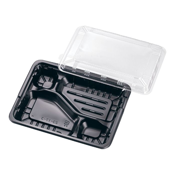 大黒工業 FM弁当容器 透明蓋付(20セット入) 大C