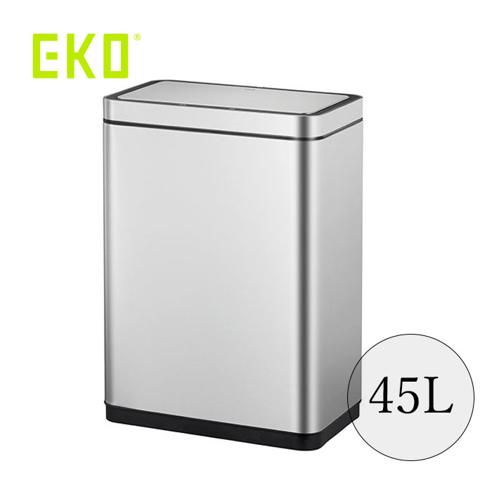 EKO デラックスミラージュセンサービン45L シルバー EK9280RMT-45L ごみ箱 ゴミ箱 ダストボックス イー..