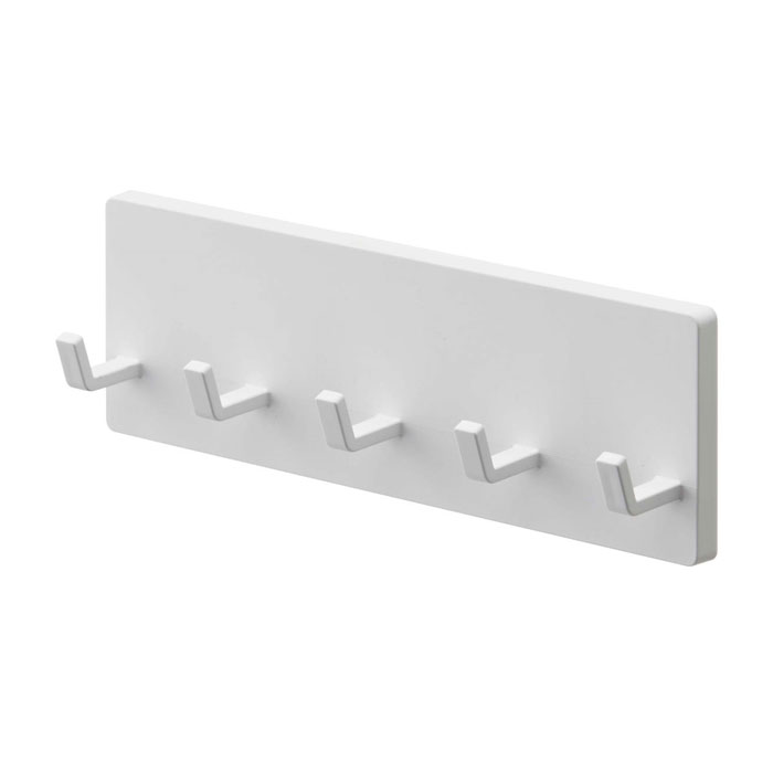 山崎実業 Plate フィルムフック フック プレート 5連 ホワイトWH 6258