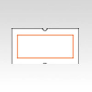 サトー SP用ラベル 弱粘 赤枠10巻入 200 SP-4 ジャクネン アカワク