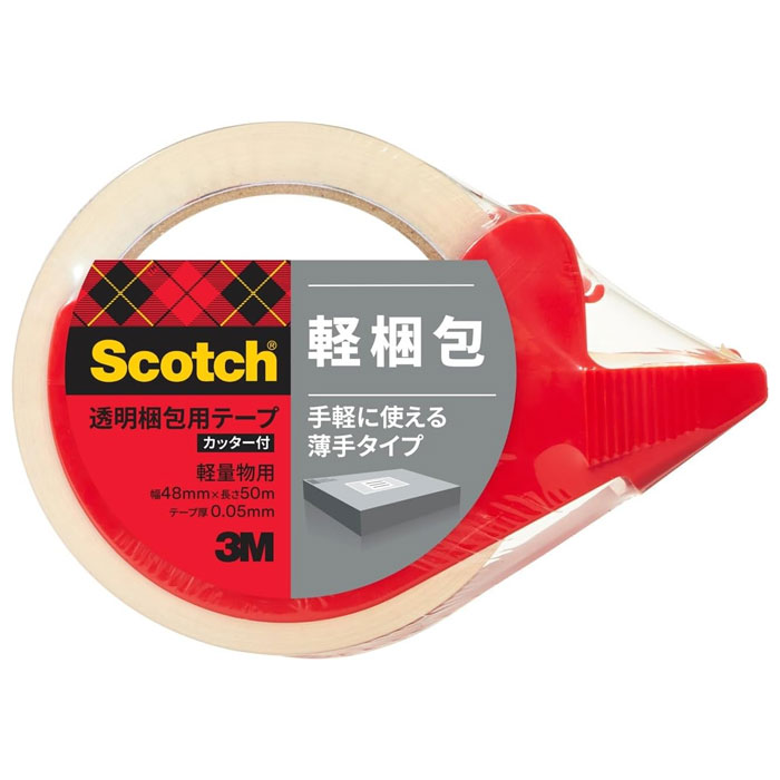 樂天商城 - スリーエム スコッチ透明梱包用テープ309カッター付309DSN