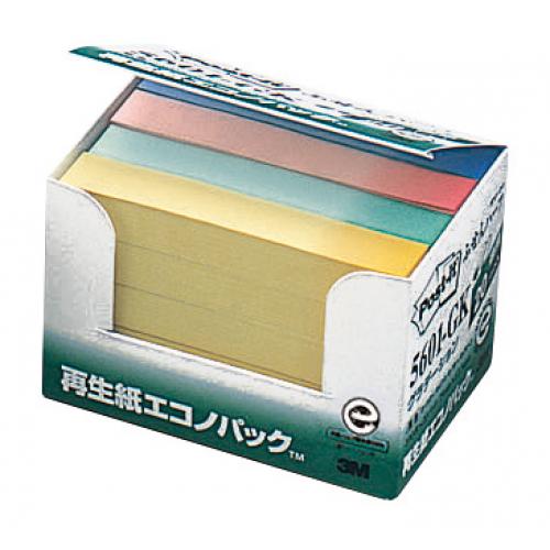 スリーエム ポストイット再生紙 エコノグラデーション5601-GK