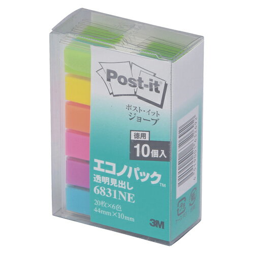 Label Paper - スリーエム ポストイット透明見出しエコノパック6831NE