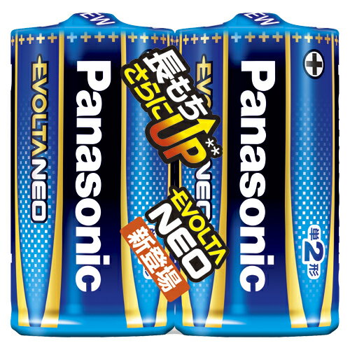 パナソニック エボルタNEO単2形2本シュリンクパック LR14NJ/2SE