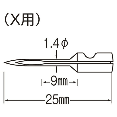 バノック バノック交換針 薄物用 N-X 送料無料