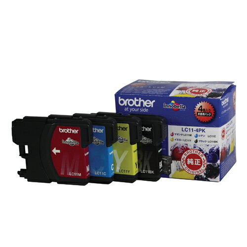ブラザー インクカートリッジ 4色パック LC11-4PK ブラザー インクカートリッジ 4色パック LC11-4PK