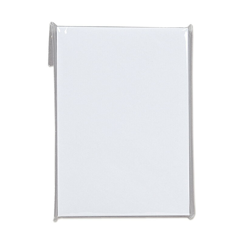 本体サイズ:80×115×0.3mm本体重量:2gパッケージサイズ:120×85×8mmパッケージ重量:23g入り数10便利な差込口付き名刺入れに最適なホワイト封筒(L)です。図書券、プリペードカード、QUOカード、メッセージカード入れなど...