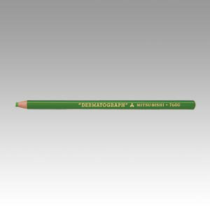 三菱鉛筆 色鉛筆油性ダーマト7600黄緑 12本入 K7600.5