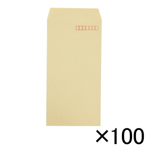 寿堂 ワンタッチシール付長3封筒100枚〒枠付 03464 送料無料