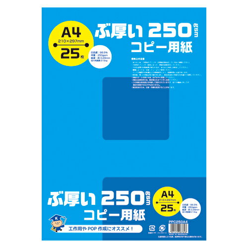 日本ノート キョクトウ ぶ厚い250gsmコピー用紙A4 PPC250A4