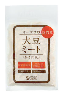 【あす楽】オーサワ　国内産大豆ミート(ひき肉風)のサムネイル