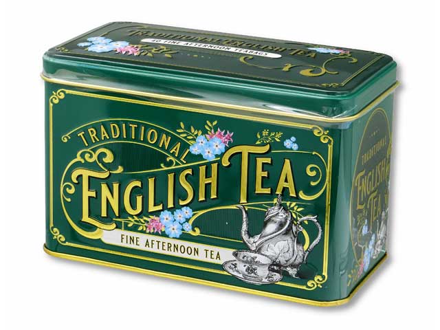 【あす楽】【新商品】ニューイングリッシュティー　ヴィンテージビクトリアン　アフタヌーンティー　40P　缶入り【輸入食品】のサムネイル