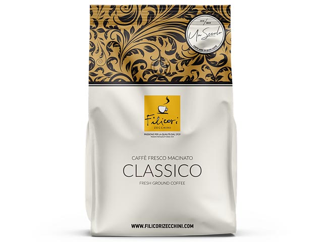 フィリコーリ　ゼッキーニ　レギュラーコーヒー　クラシコ　粉【輸入食品】