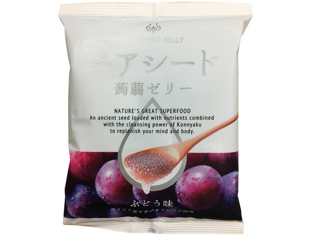 【新商品】チアシード蒟蒻ゼリー　ぶどう味