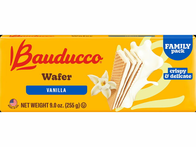 Rakuten - 【新商品】バウドゥッコ　ウェハース　バニラ【輸入食品】【アメリカ商品】