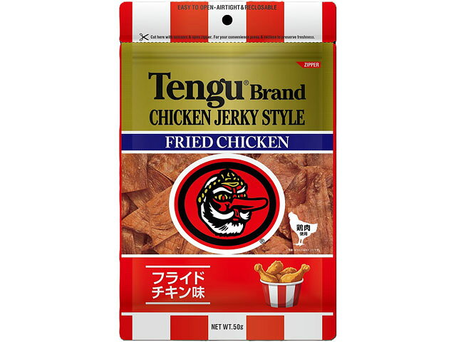 Rakuten - 【新商品】テング　チキンジャーキースタイル　フライドチキン味　Tengu 天狗【夏の食材】