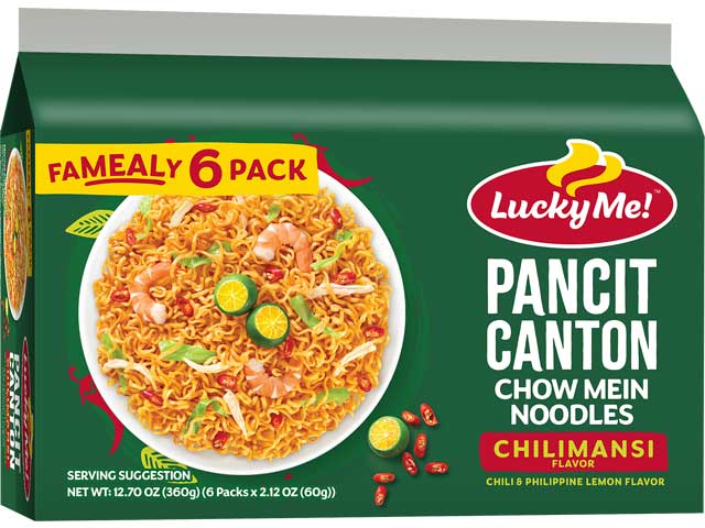 インスタントヌードルブランドの「Lucky　Me！」は、フィリピンで最も象徴的なブランドの一つで、国内のインスタントヌードルマーケットの約8割を占めるほど大人気です。 チリマンシーフレーバーは、柑橘系果実カラマンシー風味にスパイシーな味付けを加えたフィリピン焼きそばです。具材は入っていないため、是非お好みのお肉や野菜などをトッピングしてお楽しみください。 「商品についてのお問い合わせ」ボタンからお気軽に、次回入荷時期、必要ご注文数などをご相談ください。輸入食料品について。パッケージが変更されて輸入される場合があります。その場合、商品画像と違うパッケージのものをお届けする場合があります。