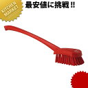 ヴァイカン ロングハンドブラシ #4186 赤 ハード【kmaa】 Vikan ハンドブラシ キッチンブラシ 厨房 大型鍋 シンク洗浄 タワシ ブラシ 清掃用品 業務用(3)