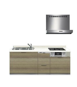 システムキッチン　オリジナル　ハイグレードHG　ビルトイン食洗機付き壁付けI型W2250　（材のみ・施工含まず）
