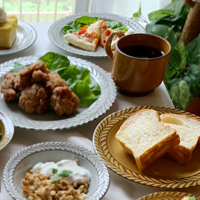 お皿 中皿 ブロウ19.6cmケーキ皿 食器 丸皿 おしゃれ 取り皿 おうちカフェ 日本製 美濃焼 2