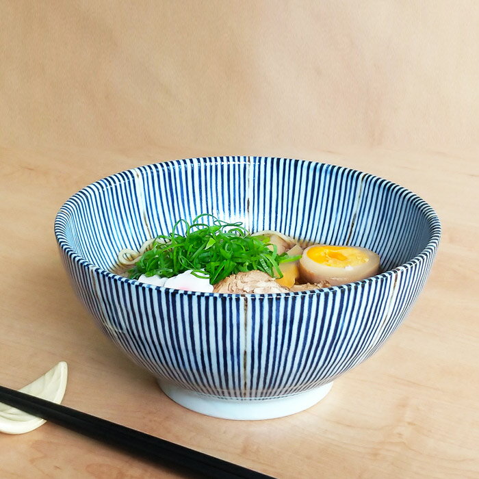 どんぶり 食器 おしゃれ 染十草 さぬき丼 ラーメン丼 鉢 うどん鉢 器 めん鉢 美濃焼のサムネイル