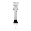 【全品ポイント5倍!5/16 1:59まで】18-0お子様フォーク キャット