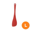 シリコーンコンビスパチュラ (L) パプリカレッド