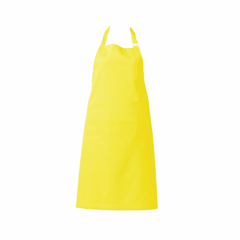 【ブラックフライデー特別クーポン対象】アイメッシュエプロン 首かけ E5200-33 レモンイエロー