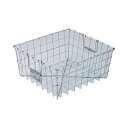 【全品ポイント5倍!5/6 23:59迄】MT 18-8食器カゴ A-1 400×370×190mm テーパー付 給食 食器かご
