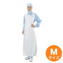 【5/3〜6は全品ポイント5倍!】レッジェーロン ウレタン打抜きエプロン M ホワイト E-50