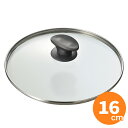 【全品ポイント5倍!5/15 0:00〜】鍋蓋 強化ガラス蓋 16cm用 鍋蓋 ガラスふた ガラス鍋蓋