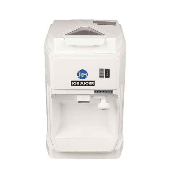 【送料無料・新品】JCM ジェーシーエム 電動かき氷機 キューブアイススライサーJCM-IS-W