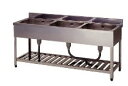 【新品】東製作所 3槽シンク 1200*450*800 KP3-1200
