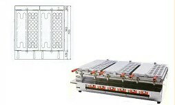 【送料無料】新品！EISHIN エイシン電機 万能焼物器　たこ焼（焼板ユニット3連式)　BN-3B