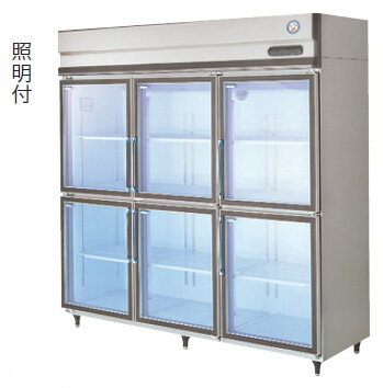 新品 福島工業(フクシマ)リーチイン冷蔵ショーケース外装ステンレスタイプ1607リットル幅1790×奥行795×高さ1950(mm)GGD-180GTX