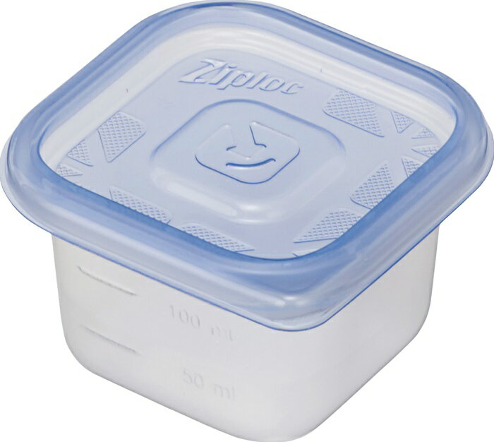 ジップロックコンテナー 正方形 700ml(2個入)